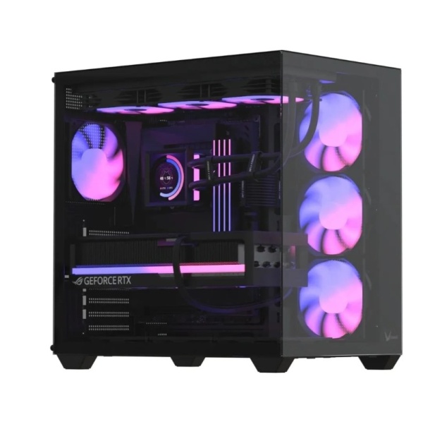 Корпус Formula Crystal Z2 v2 черный без БП ATX 10x120mm 3x140mm 1xUSB2.0 1xUSB3.0 audio  фото