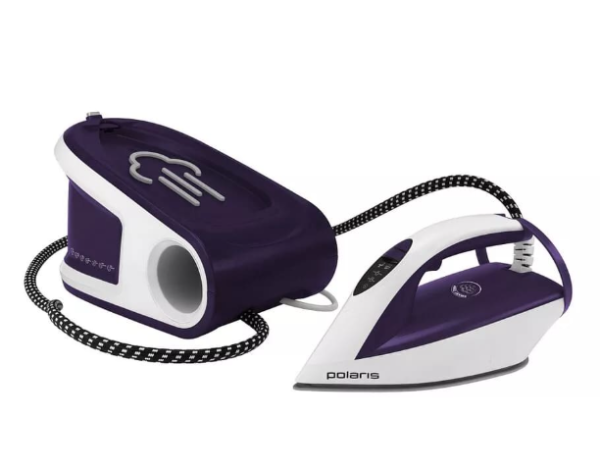 Парогенератор POLARIS PSS 8040K, белый/сливовый фото