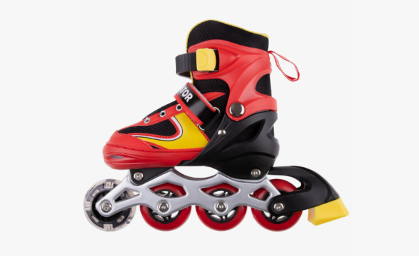 Ролик. коньки Navigator Т59724Н, кол PVC, перед.кол.со светом, S (30-33), красн. фото