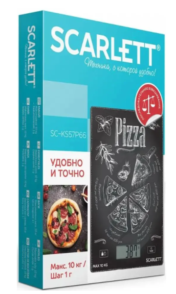 Весы кухонные SCARLETT SC-KS57P66 купить ЦИТ Весы кухонные SCARLETT SC-KS57P66 фото