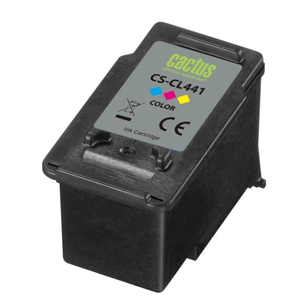 Картридж струйный Cactus CS-CL441 CL-441 многоцветный (18мл) для Canon PIXMA MG2140/ MG3140 с чипом  фото