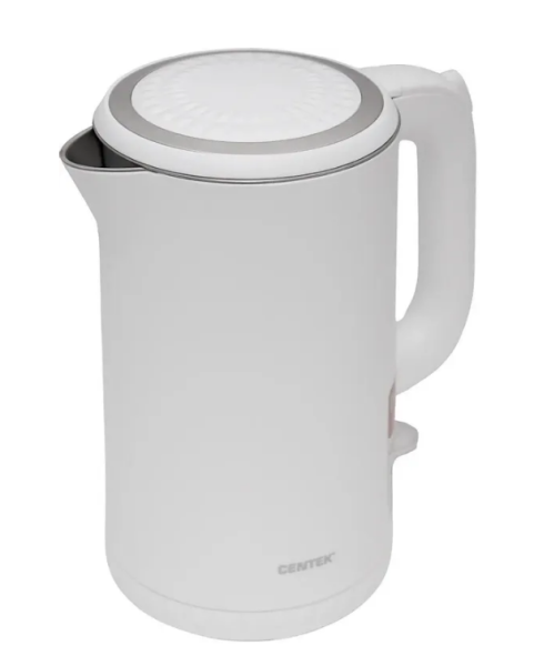 Чайник CENTEK CT-0020 белый фото