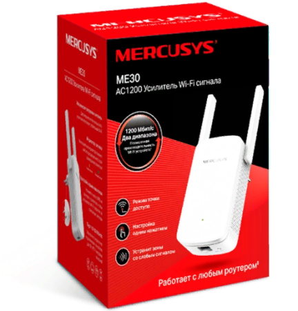 Усилитель Wi-Fi сигнала Mercusys ME30 фото