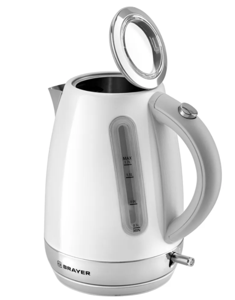 Чайник BRAYER BR6110, белый фото