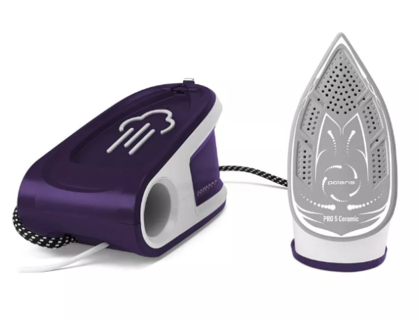 Парогенератор POLARIS PSS 8040K, белый/сливовый фото