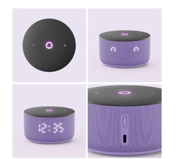 Умная колонка Яндекс Станция Мини 3 лиловая (YNDX-00027LIL) фото