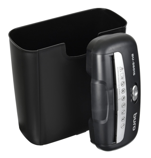 Шредер Buro Home BU-S601S (секр.Р-1)/ленты/6лист./10лтр./пл.карты фото