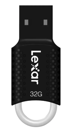 USB флеш-накопитель 32GB Lexar JumpDrive V40 чёрный/белый USB 2.0 LJDV40-32GAB фото