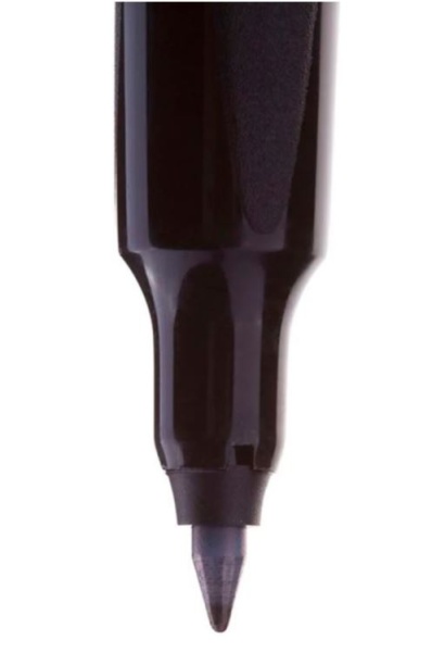 Маркер для CD и DVD ЧЕРНЫЙ CENTROPEN, трехгранная форма захвата, тонкий, 0,6 мм, 4616, ш/к 31652 фото