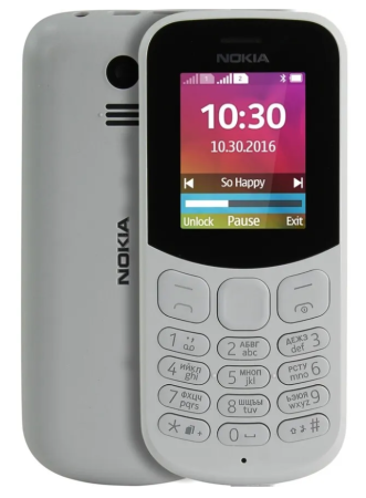 Мобильный телефон NOKIA 130 DS Grey (Серый) фото