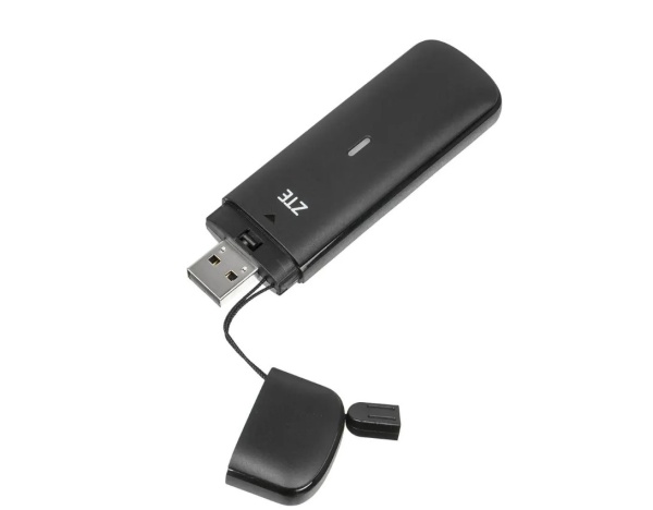 Модем 2G/3G/4G ZTE MF833N USB Firewall +Router внешний черный  фото