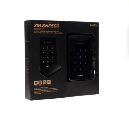 Внешний корпус Zalman ZM-SHE500 External HDD Case 2.5'' Black фото