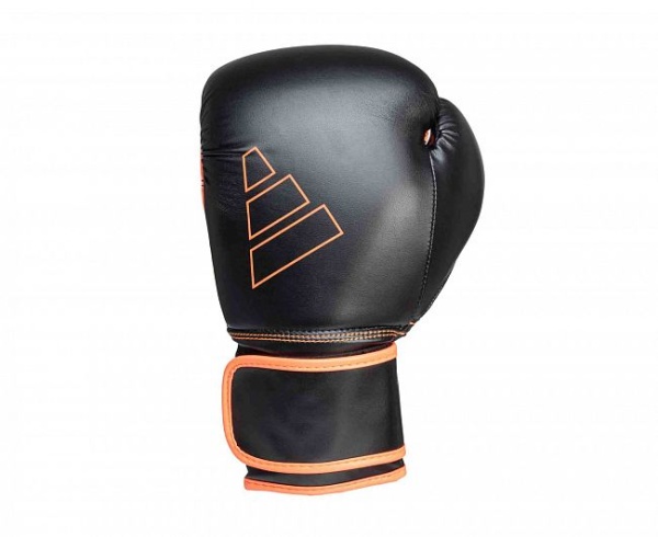 Перчатки боксерские Adidas Hybrid 80 черно-красные 12 унций фото