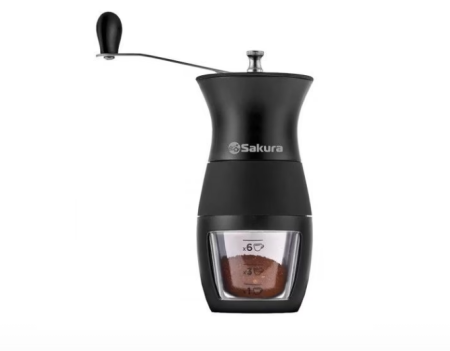 Кофемолка механическая SAKURA SA-6159 BK фото