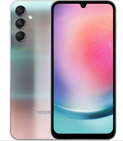 Смартфон Samsung Galaxy A24 6/128GB Silver (Серебряный) фото