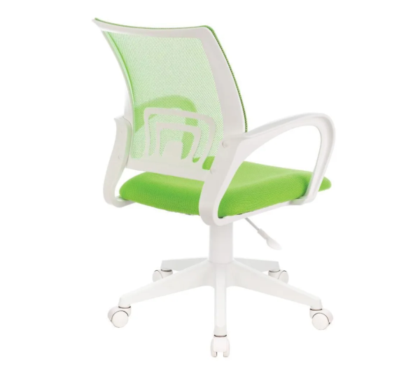 Кресло Бюрократ CH-W695NLT салатовый TW-03A TW-18 сетка/ткань крестов. пластик пластик белый CH-W695 фото