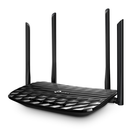 Wi-fI роутер TP-Link Archer A6 AC1350 черный фото