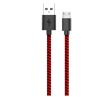 Кабель USB - MicroUSB PERO DC-04 2м красно-черный PRDC-04MU2MRB фото