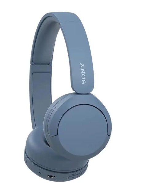 Беспроводные bluetooth наушники SONY WH-CH520/L Синий фото