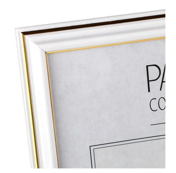 Рамка пластиковая 21*30см, OfficeSpace, №2, акриловое небьющееся стекло, белая фото