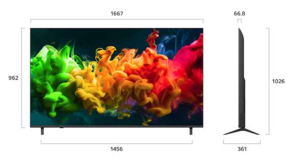 Телевизор MiniLED LG 75" 75QNED80B6A 4K Ultra HD 60Hz Smart TV WebOS фото
