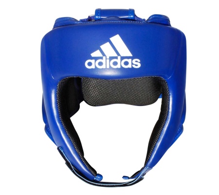 Шлем боксерский Adidas Hybrid 50 Head Guard синий (размер S) фото