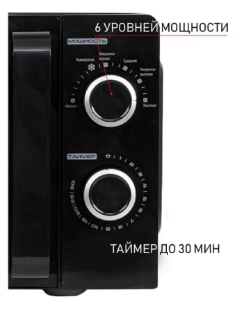 Микроволновая печь JVC JK-MW130M черный фото