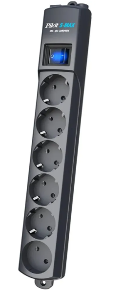 Сетевой фильтр Pilot S-MAX 5м (6 розеток) фото