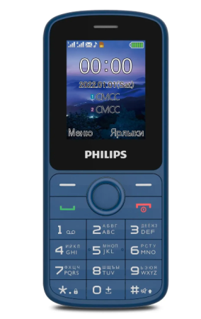 Мобильный телефон PHILIPS XENIUM E2101 Blue фото