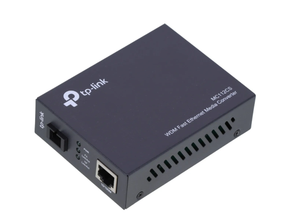 Медиаконвертер TP-Link MC112CS 10/100Mbit RJ45 SC 802.3u 10/100Base-TX 100Base-FX фото