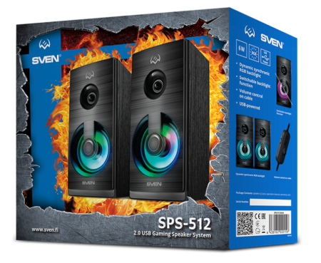Колонки Sven SPS-512 2.0  фото