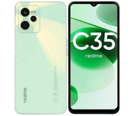 Смартфон Realme C35 4/128GB Green (Зеленый) фото