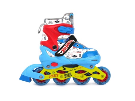 Роликовые коньки Hot Wheels, PU колеса со светом, размер S (30-33) Т20204 фото