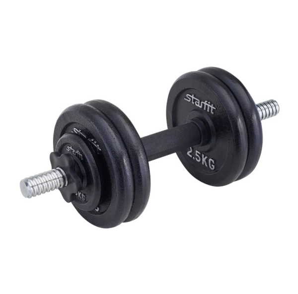 Гантель разборная чугунная в коробке STARFIT DB-715 12 кг. , компл фото