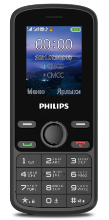 Мобильный телефон PHILIPS XENIUM E111 BLACK фото