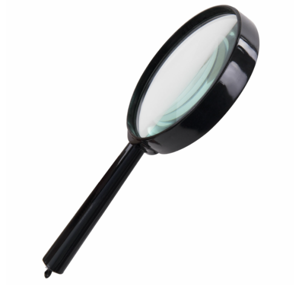 Лупа просмотровая BRAUBERG, диаметр 60 мм, увеличение 6, 451799 фото