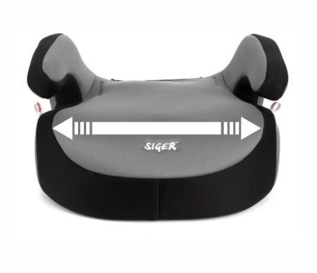 Автокресло десткое Бустер SIGER (KRES0014) серый  фото