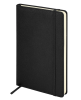 Ежедневник недатированный А5 138х213мм BRAUBERG Base, под кожу, 160л, черный, 116255 фото