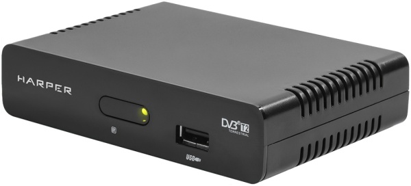 Ресивер эфирный цифровой HARPER HDT2-1108 DVB-T2 фото