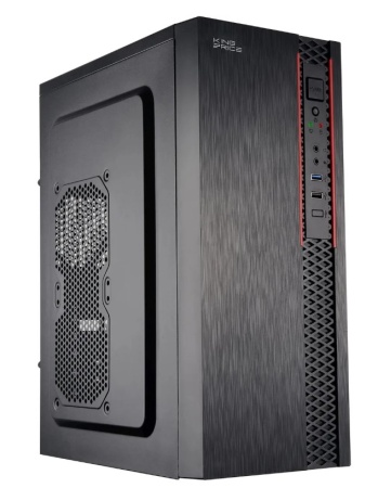 Корпус KingPrice KPCC-MD202 черный без БП ATX 1x80mm 4x120mm 2xUSB2.0 audio фото