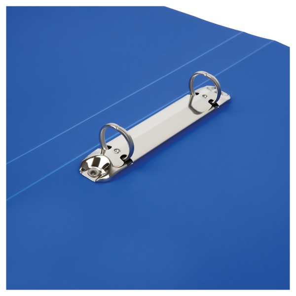 Папка на 2 кольцах СТАММ А4, 25мм, 500мкм, пластик фото