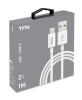 Кабель USB - Type-C TFN 1м TPE, белый (TFN-CUSBCUSB1MTPWH) фото