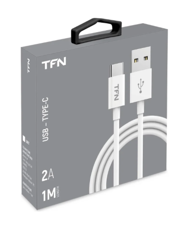 Кабель USB - Type-C TFN 1м TPE, белый (TFN-CUSBCUSB1MTPWH) фото