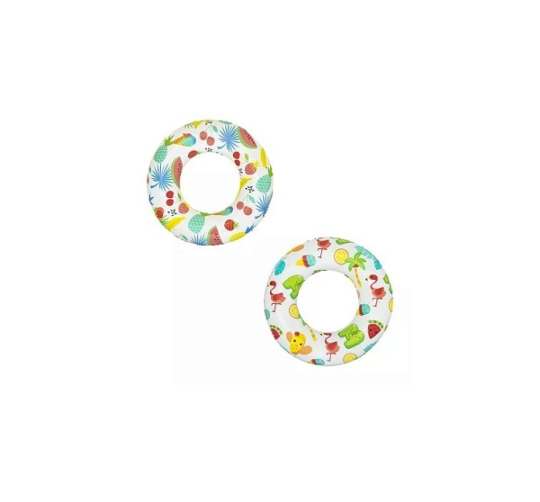 Надувной круг для плавания, диаметр 61 см, 3 - 6 лет, до 60 кг, АССОРТИ, BESTWAY, 36014 фото