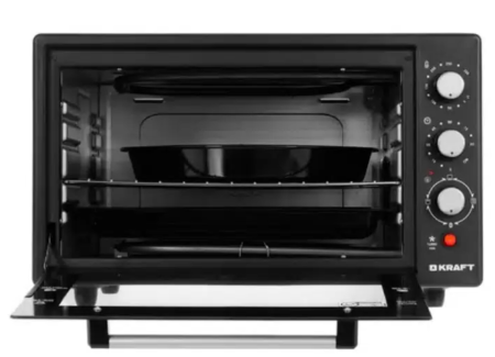 Электрическая печь KRAFT KF-MO 4506 BL черный фото