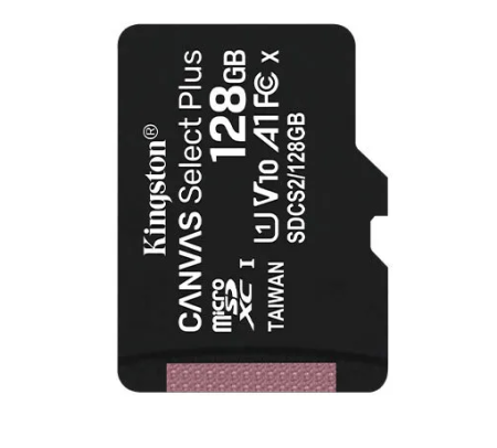 Карта памяти MicroSD 128GB Kingston Class 10 Canvas Select Plus A1 (100 Mb/s) (SDCS2/128GB) фото