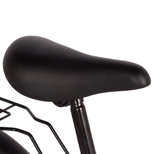 (м) Велосипед детский FOXX 20"203SIMPLE.BK5 чёрный, сталь, тормоз нож, крылья, багажник, полная защ. фото