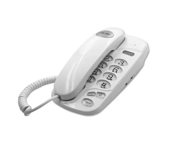 Телефон проводной TEXET TX-238 белый фото