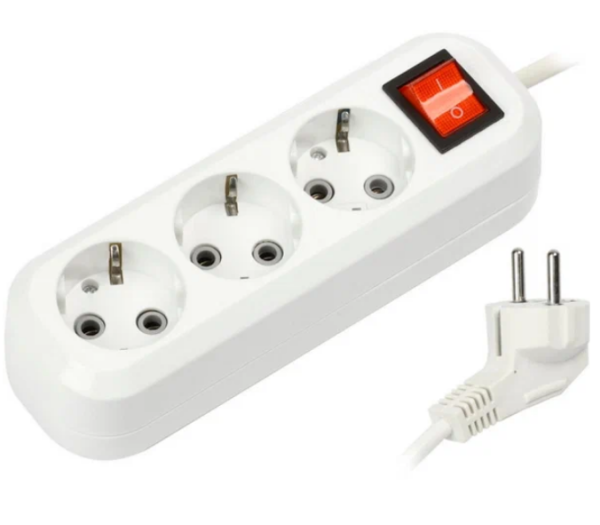 Удлинитель SMARTBUY SBE-16-3-03-ZS 3 гнезда 3 метра фото