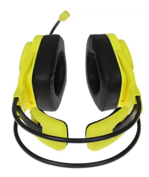 Игровые наушники с микрофоном A4 Bloody G575 Punk желтый/черный 2м фото